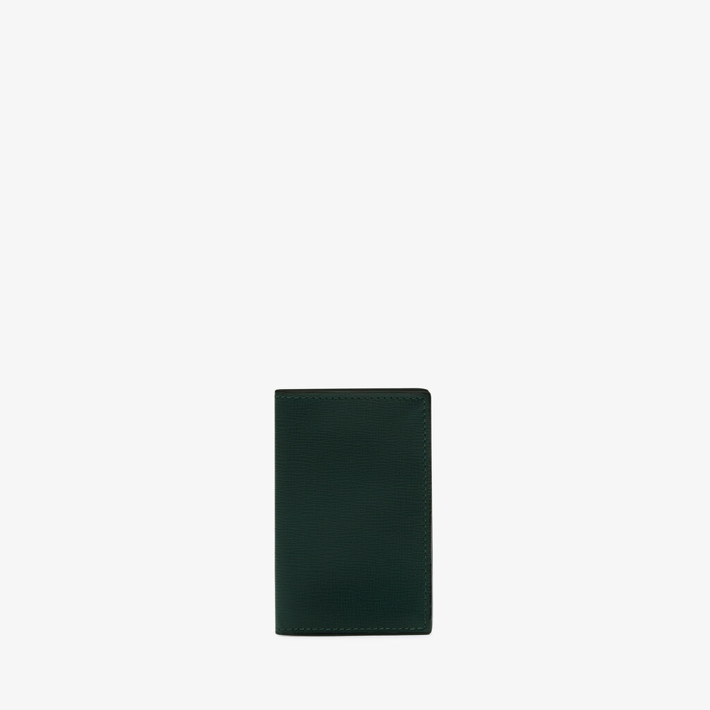 Valextra Porta carte di credito elegante in Pelle Verde | Valextra