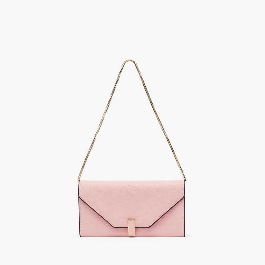Valextra Portafoglio grande in Pelle Rosa | Valextra Iside