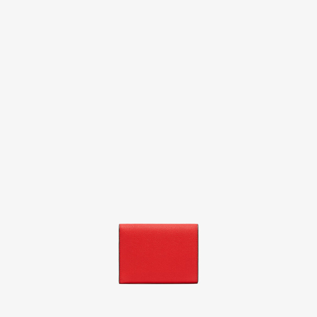 Valextra Portafoglio da Donna in Pelle Rossa cremisi | Valextra Pocket Cyber Monday