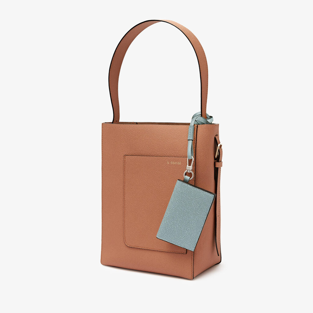 Valextra Porta carte con laccio Donna in Pelle Azzurra cerulea | Valextra In Saldo