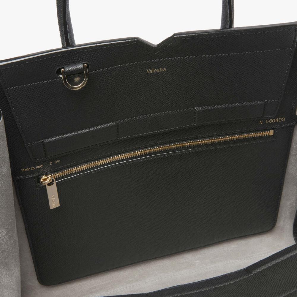 Valextra Borsetta a mano da Donna Media Nera di Lusso | Valextra Shopping Online