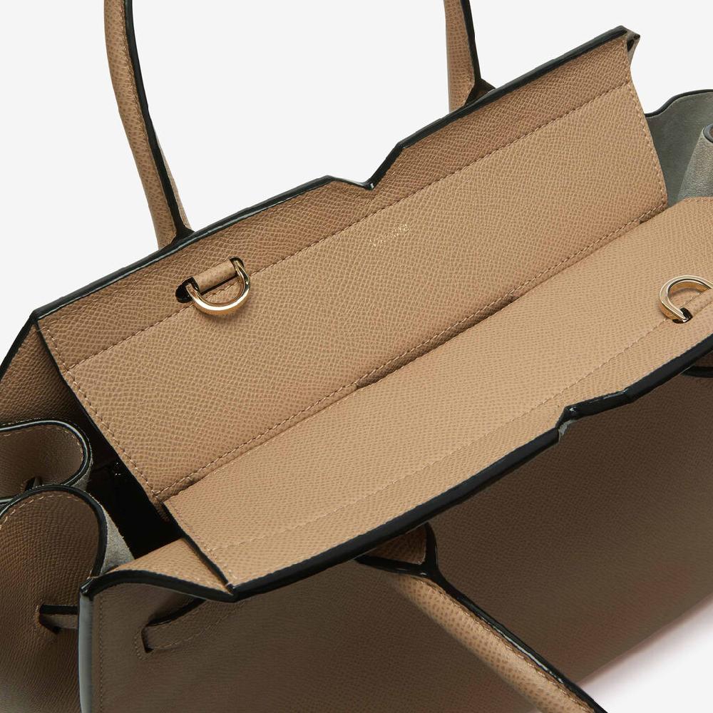 Valextra Borsa a mano da Donna Media Beige di Lusso | Valextra Affare Del Giorno