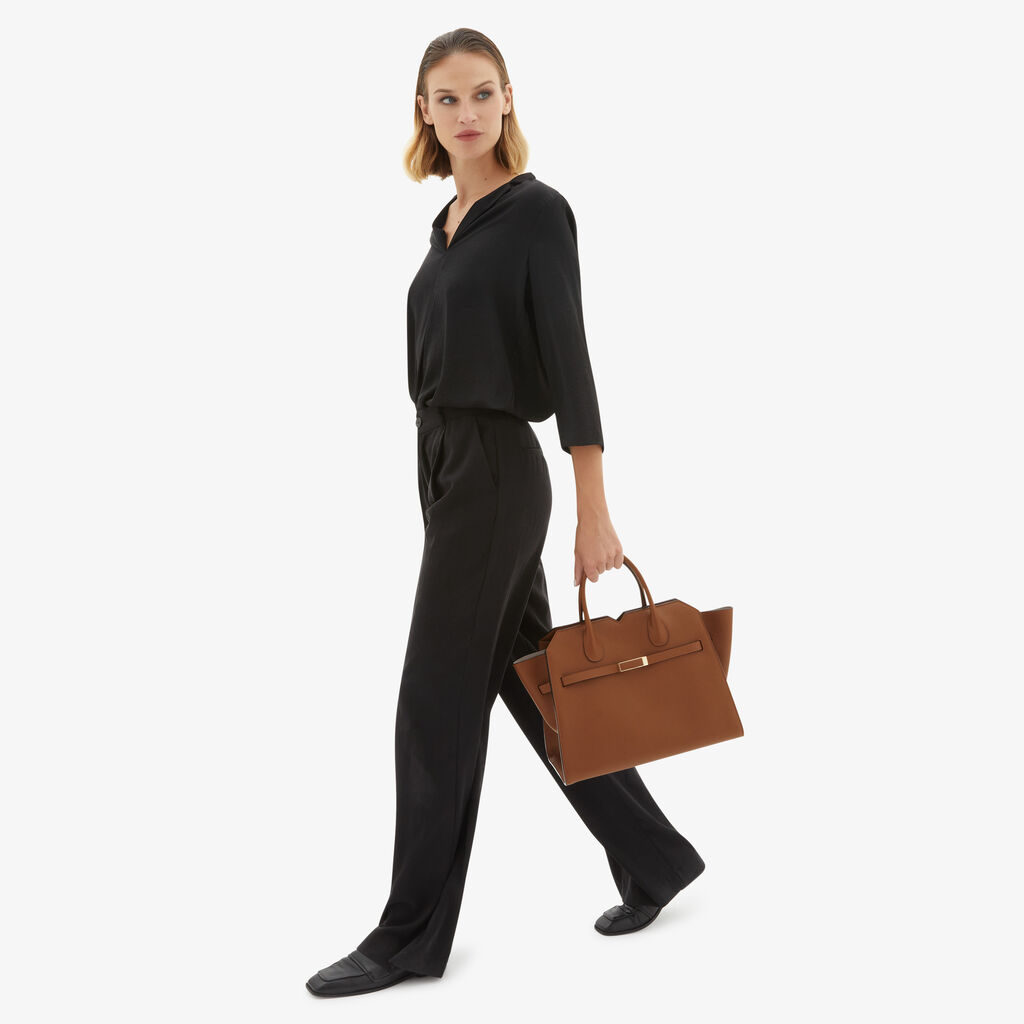 Valextra Borsa a due manici da Donna di Lusso Marrone | Valextra Prezzo Ridotto