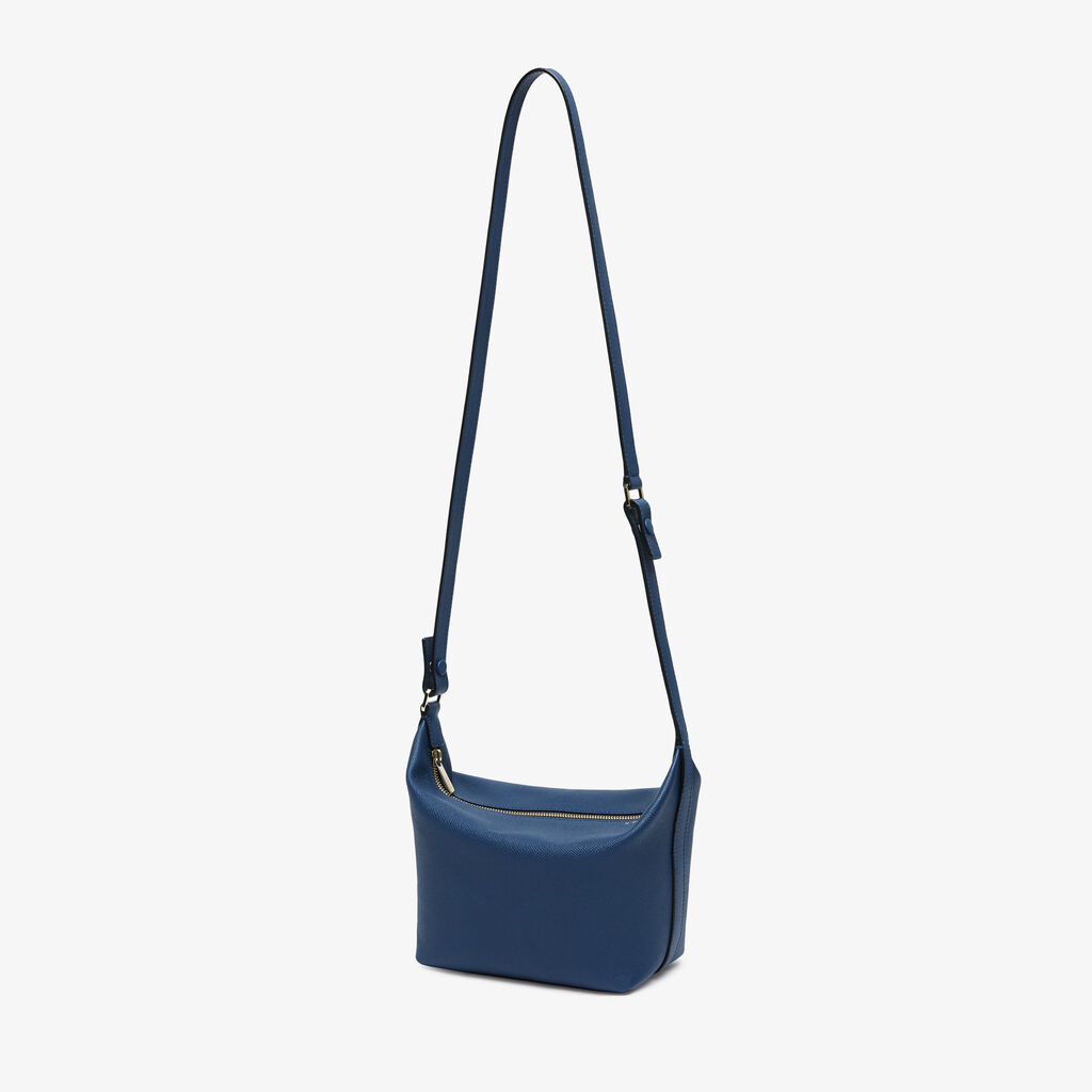 Valextra Portafoglio grande di Lusso in Pelle Blu Zaffiro | Valextra Online