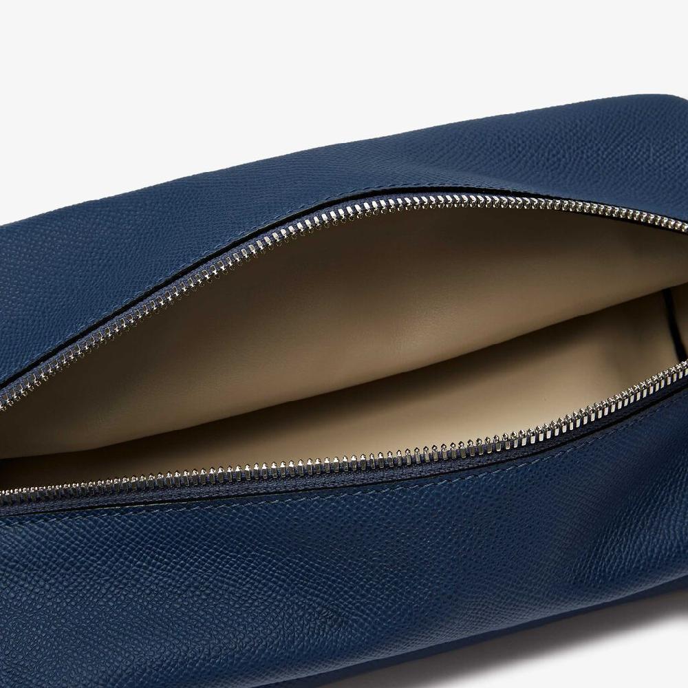 Valextra Borsa a tracolla da Donna di Lusso in Pelle Blu Zaffiro | Valextra Nuova