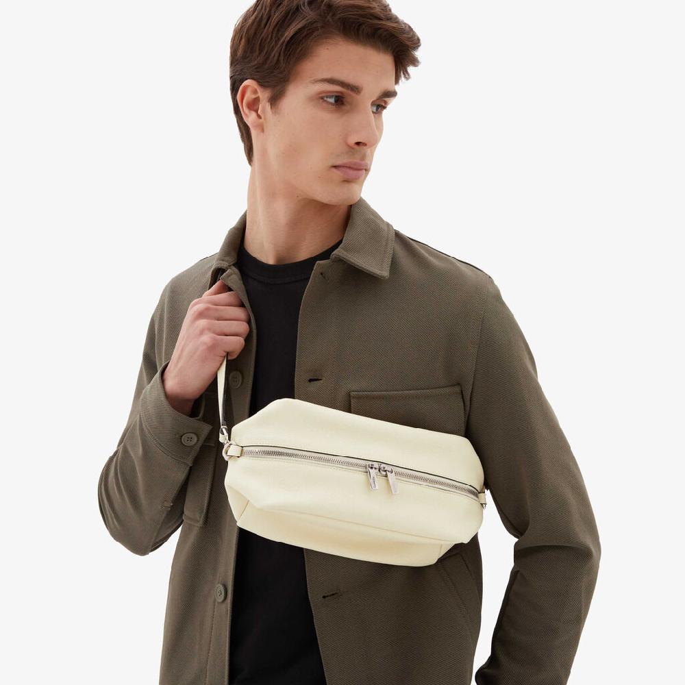 Valextra Borsa Origami da Donna in Pelle Bianca di Lusso | Valextra 2025