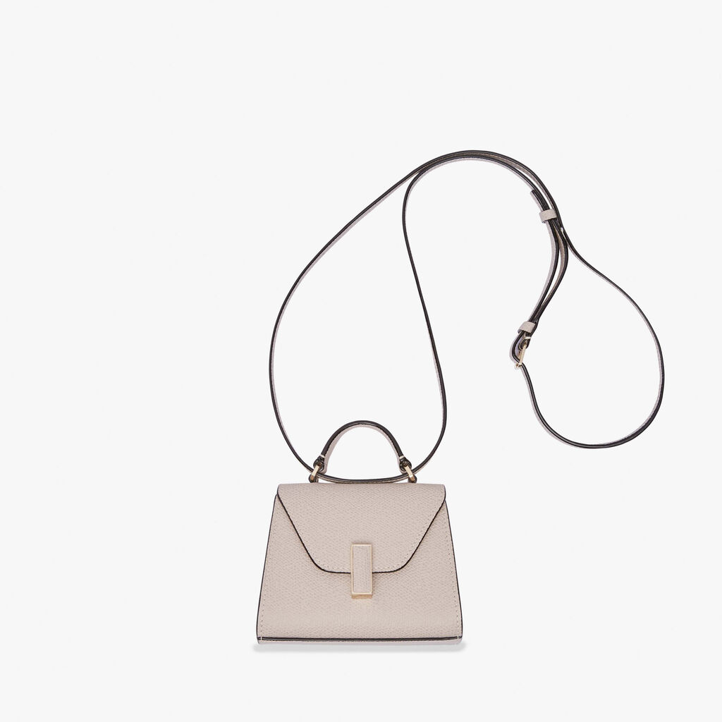 Valextra Borsa da cintura in pelle beige con tracolla | Valextra Iside Sottocosto