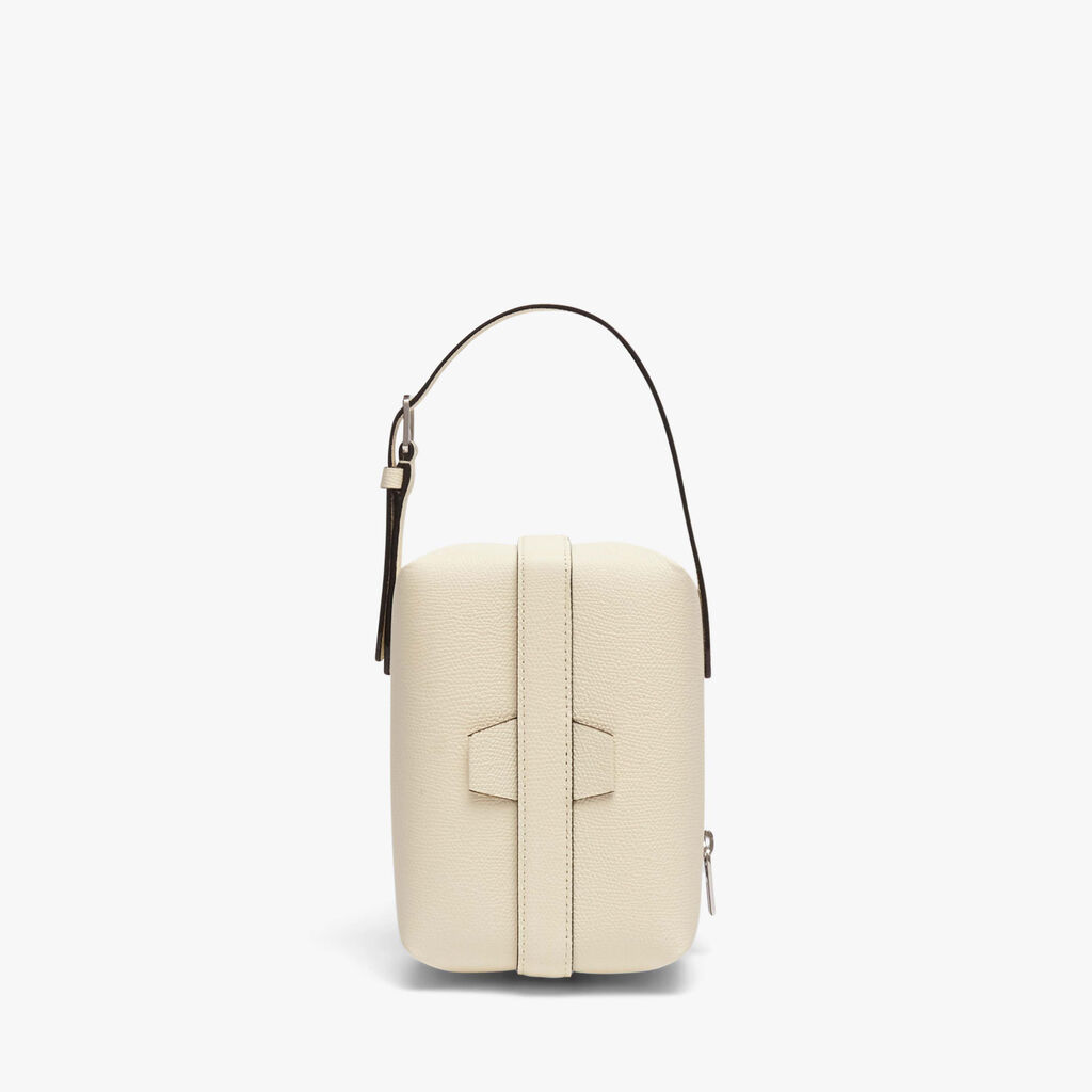 Valextra Borsa a mano Mini in Pelle Bianca | Valextra Tric Trac Novità