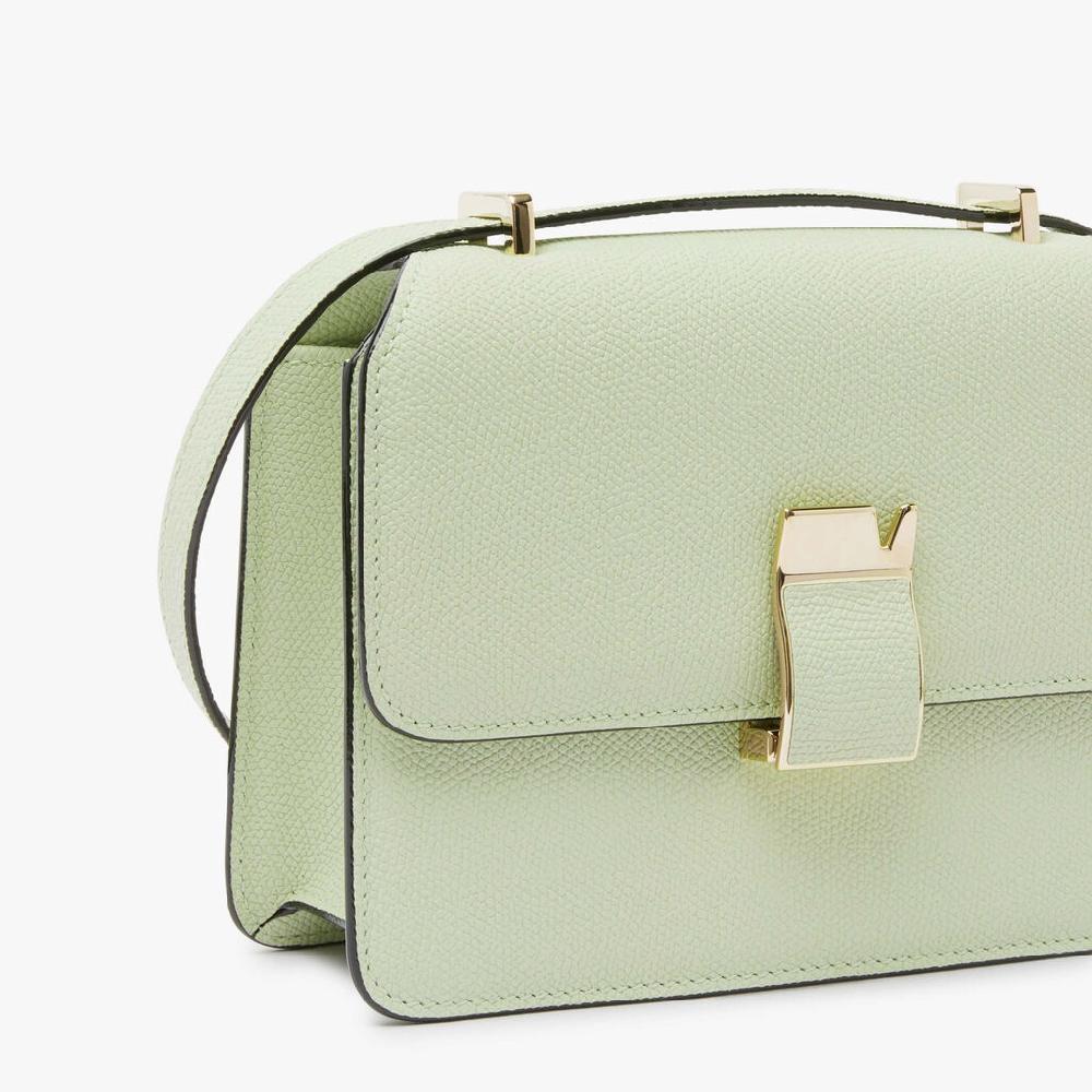 Valextra Borsa a tracolla da Donna in Pelle Verde di Lusso | Valextra In Vendita