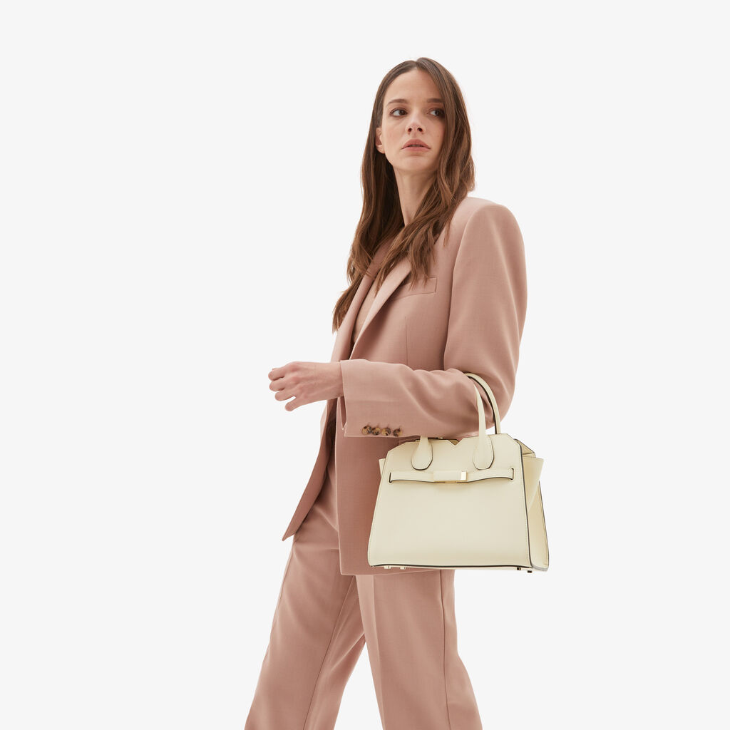 Valextra Borsa a mano da Donna Mini Bianca di Lusso | Valextra Negozi Online