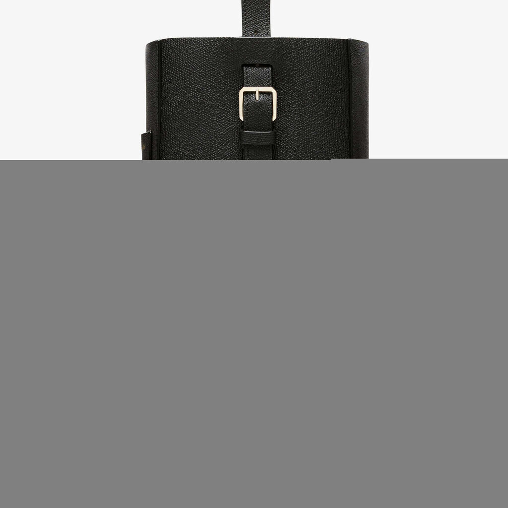 Valextra Borsa a secchiello da Donna in Media Pelle Nera | Valextra Soft Vendita calda