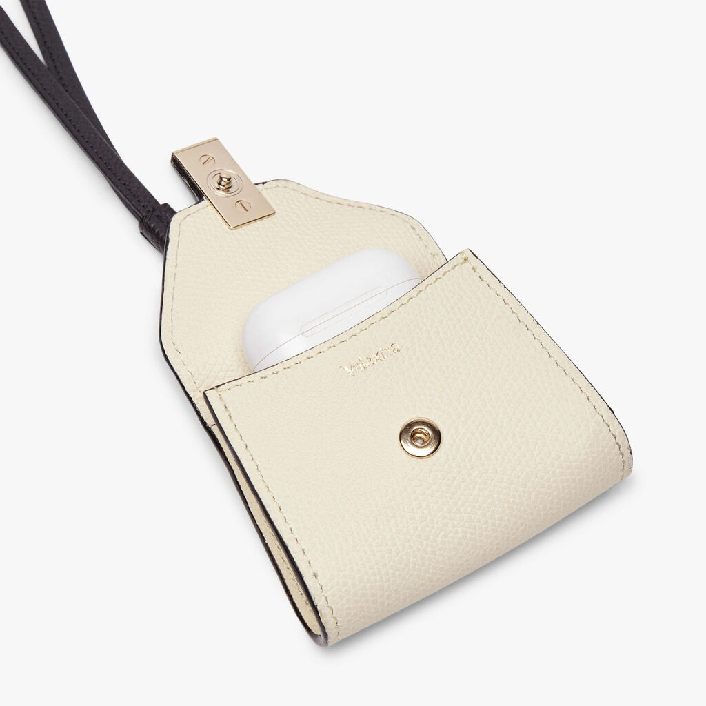 Valextra Charm borsa da Donna in Pelle Bianca e Nera | Valextra Iside Prezzo Ridotto