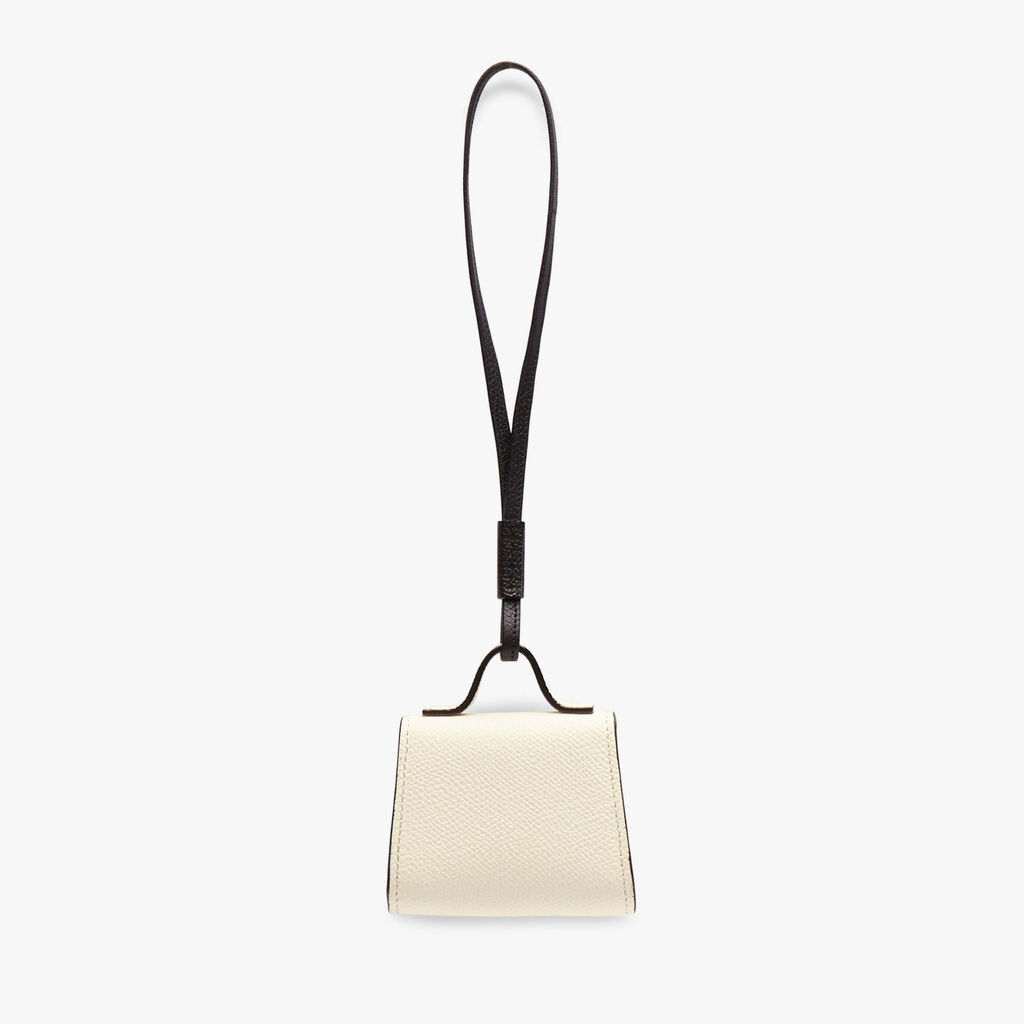 Valextra Charm borsa da Donna in Pelle Bianca e Nera | Valextra Iside Prezzo Ridotto
