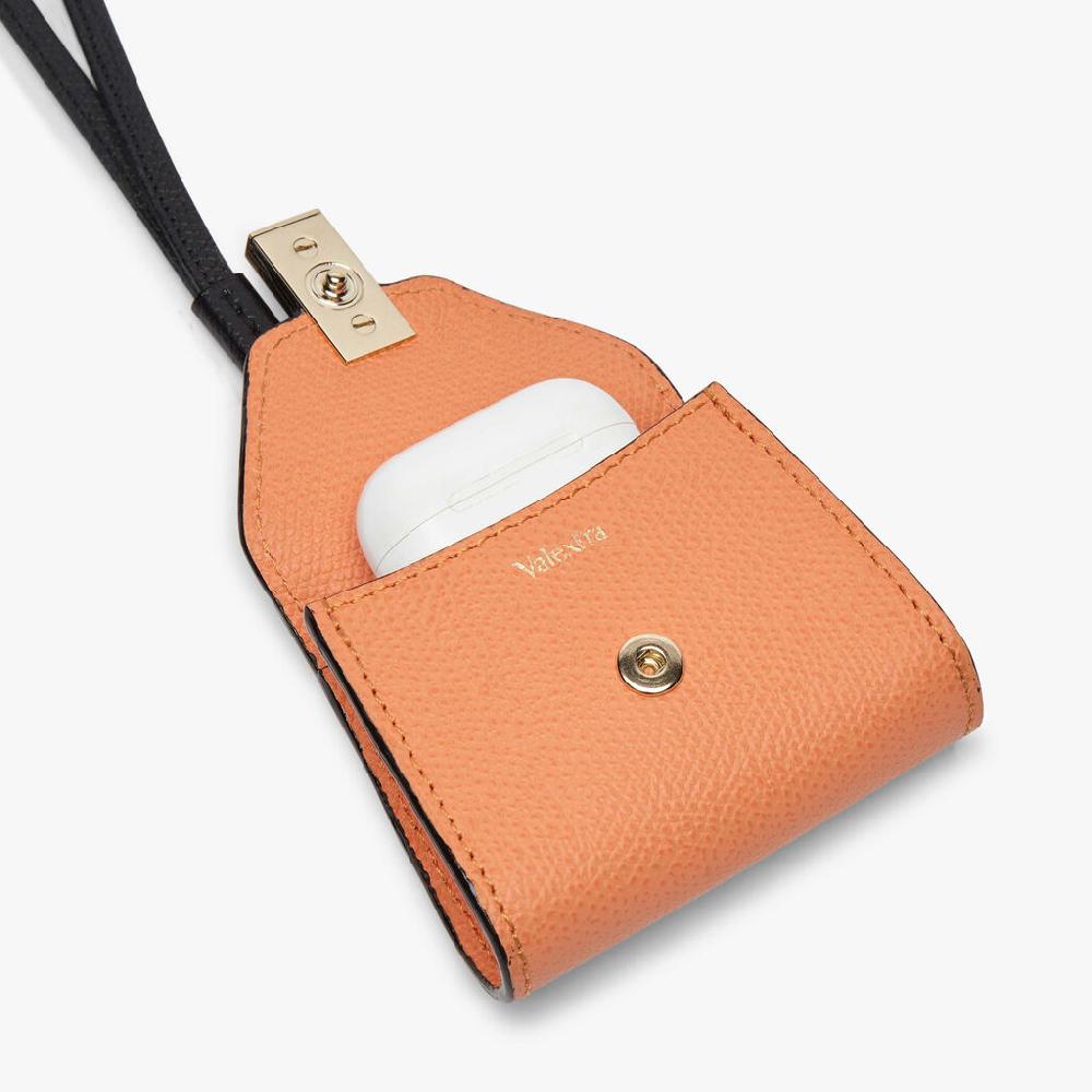 Valextra Charm per borsa da Donna in Pelle Arancione | Valextra Iside Sottocosto