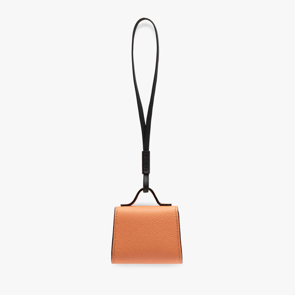 Valextra Charm per borsa da Donna in Pelle Arancione | Valextra Iside Sottocosto