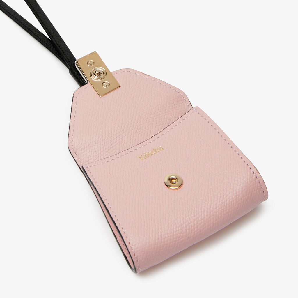 Valextra Charm per borsa da Donna in Pelle Rosa | Valextra Iside Convenienza