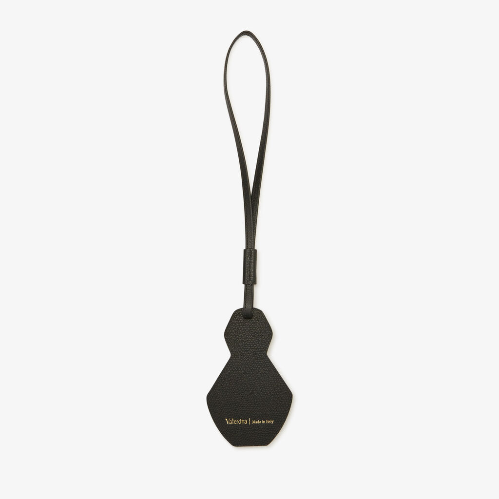 Valextra Charm per borsa Pinguino in Pelle Bianca e Nera | Valextra Presa