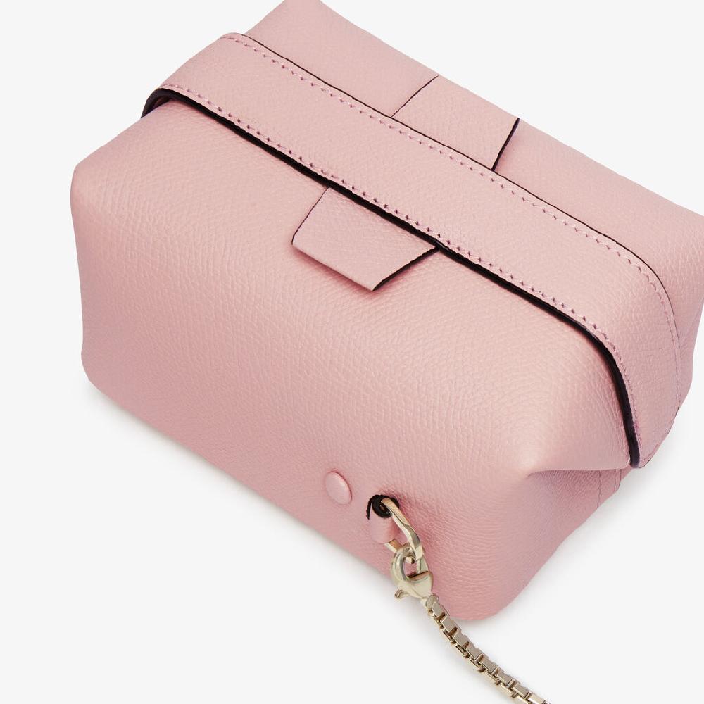 Valextra Borsetta da viaggio in Pelle Rosa | Valextra Tric Trac Presa