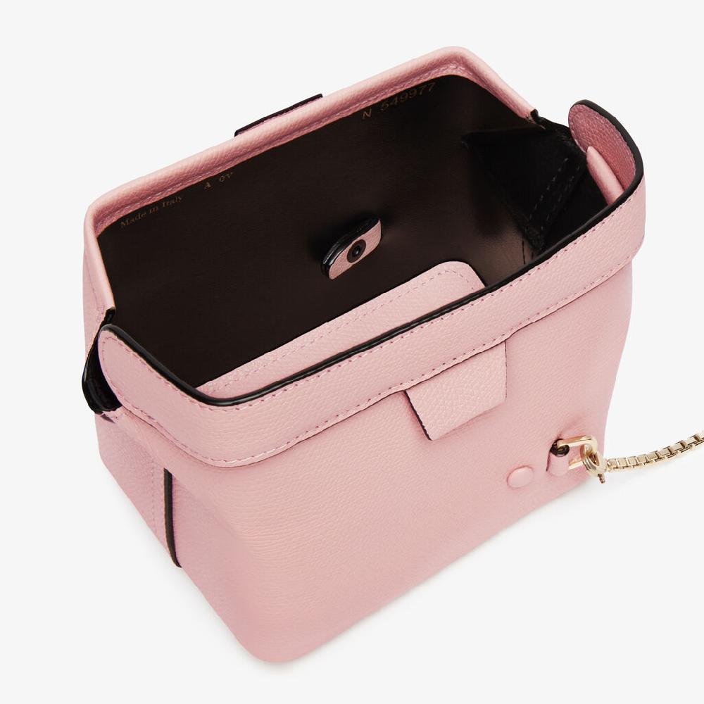 Valextra Borsetta da viaggio in Pelle Rosa | Valextra Tric Trac Presa