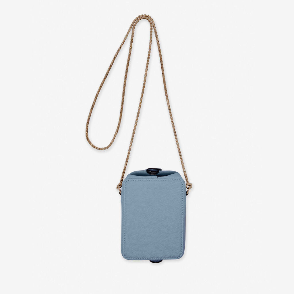 Valextra Borsa da viaggio in Pelle Azzurra | Valextra Tric Trac Economico