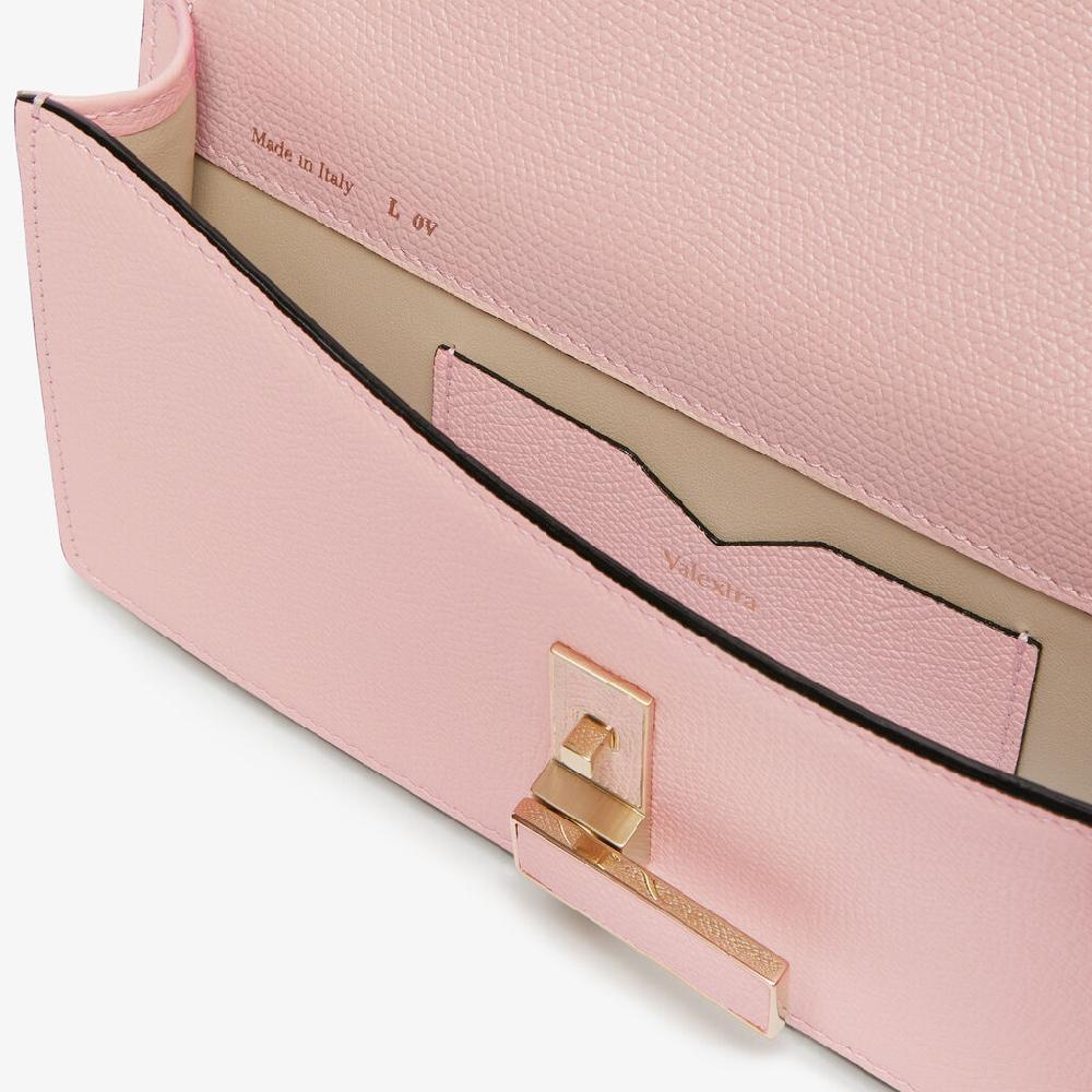 Valextra Borsetta clutch compatta in Pelle Rosa | Valextra Iside Promozione