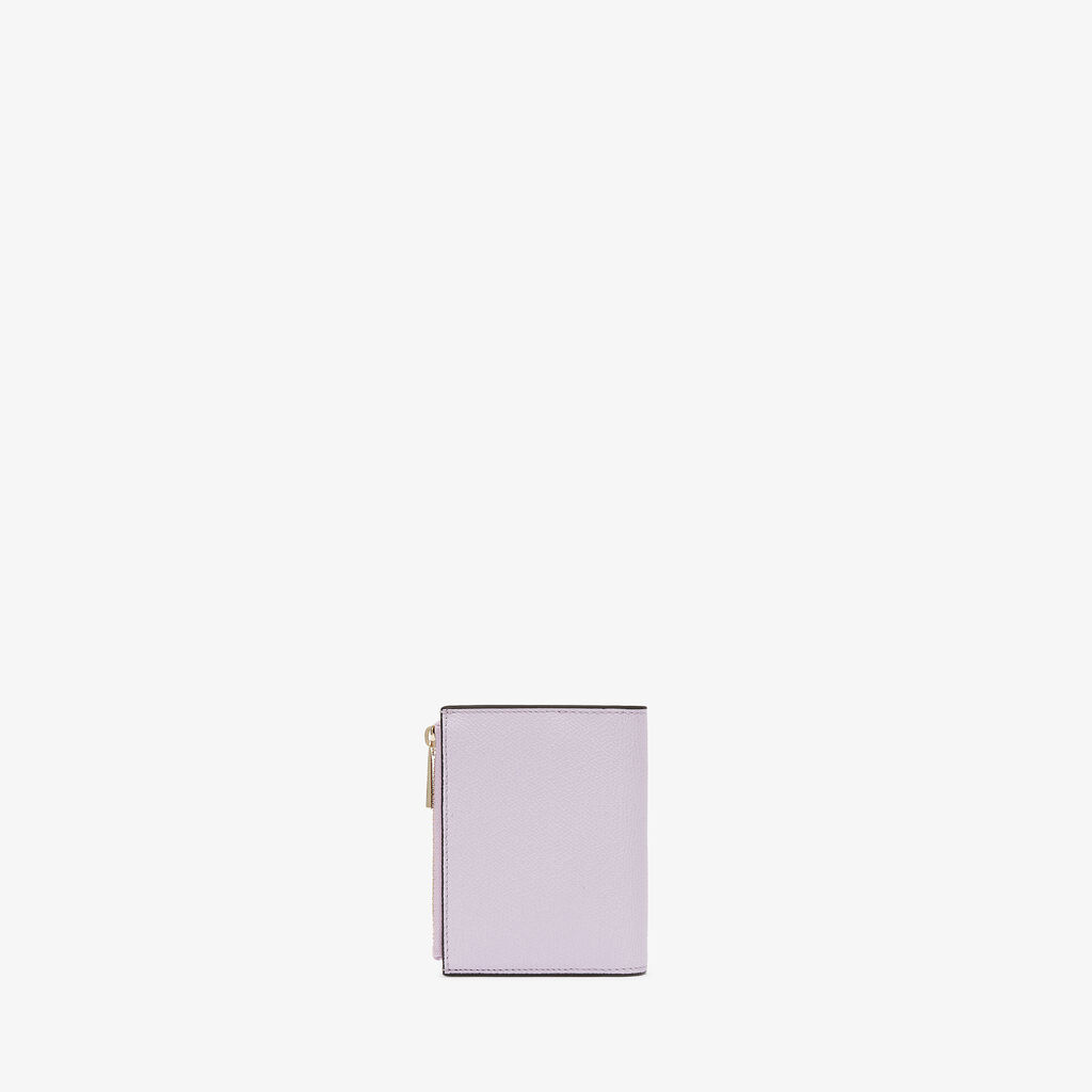 Valextra Portafoglio bifold da Donna di Lusso in Pelle Lilla | Valextra I Più Venduti