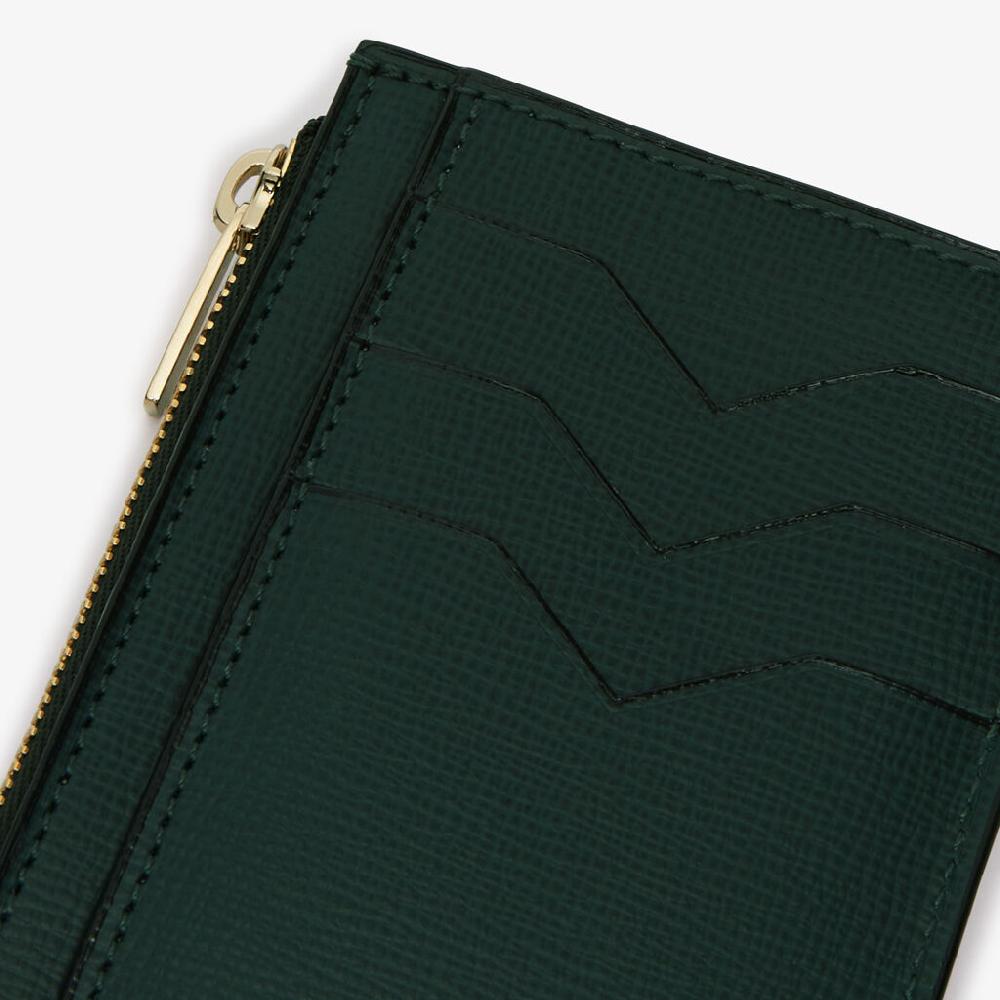 Valextra Portamonete da Donna in Pelle Verde di Lusso | Valextra 2025