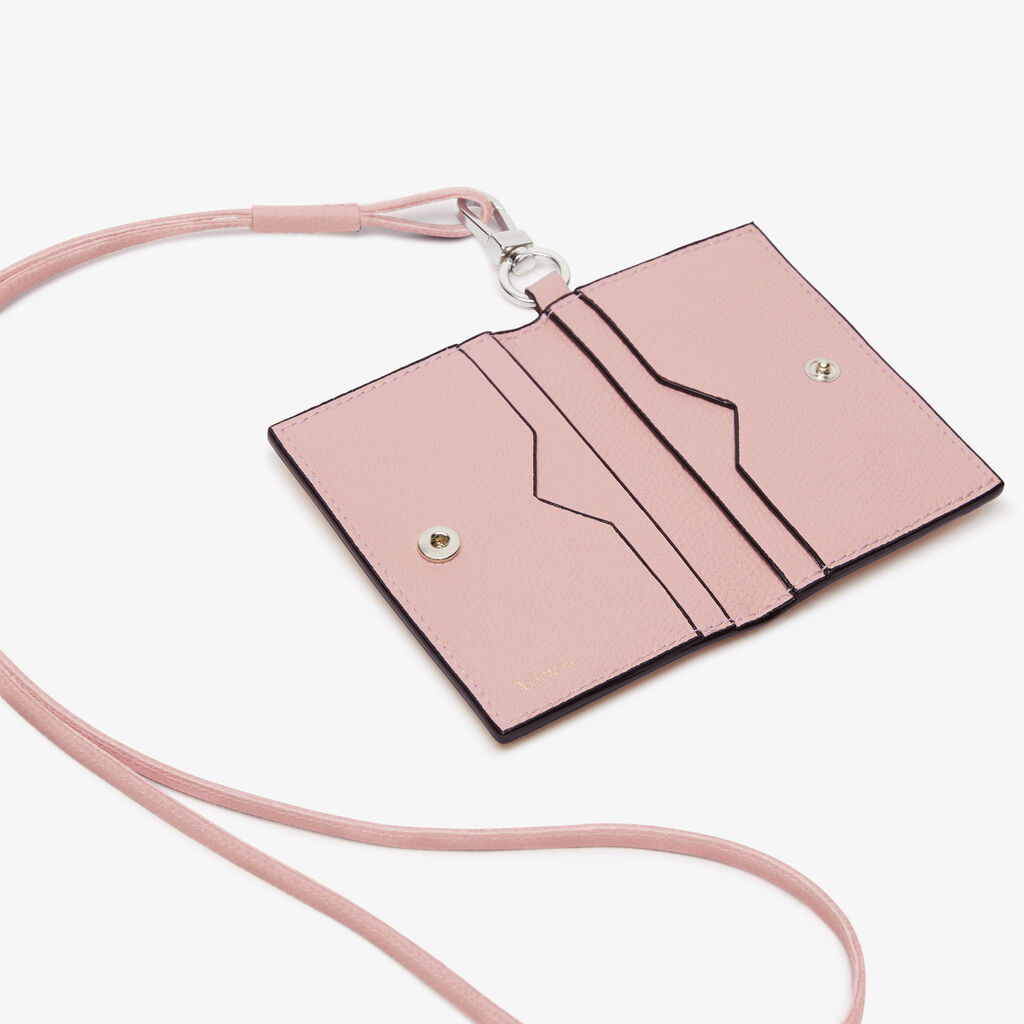 Valextra Porta carte con laccio da Donna in Pelle Rosa | Valextra Fino Al -60%