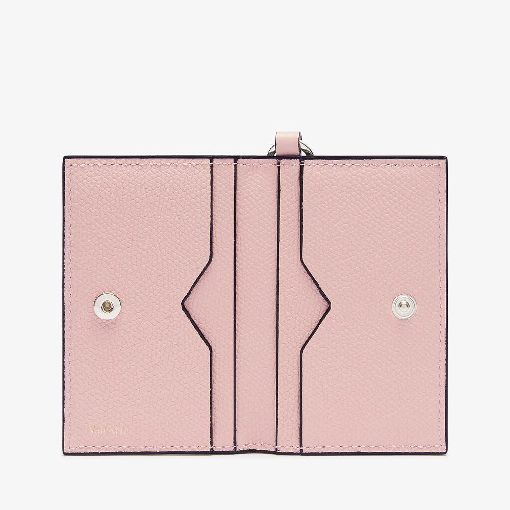 Valextra Porta carte con laccio da Donna in Pelle Rosa | Valextra Fino Al -60%