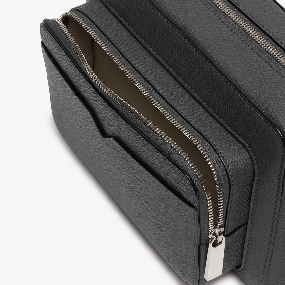 Valextra Borsetta comoda Reporter in Pelle Grigia | Valextra V-Line Cyber Monday
