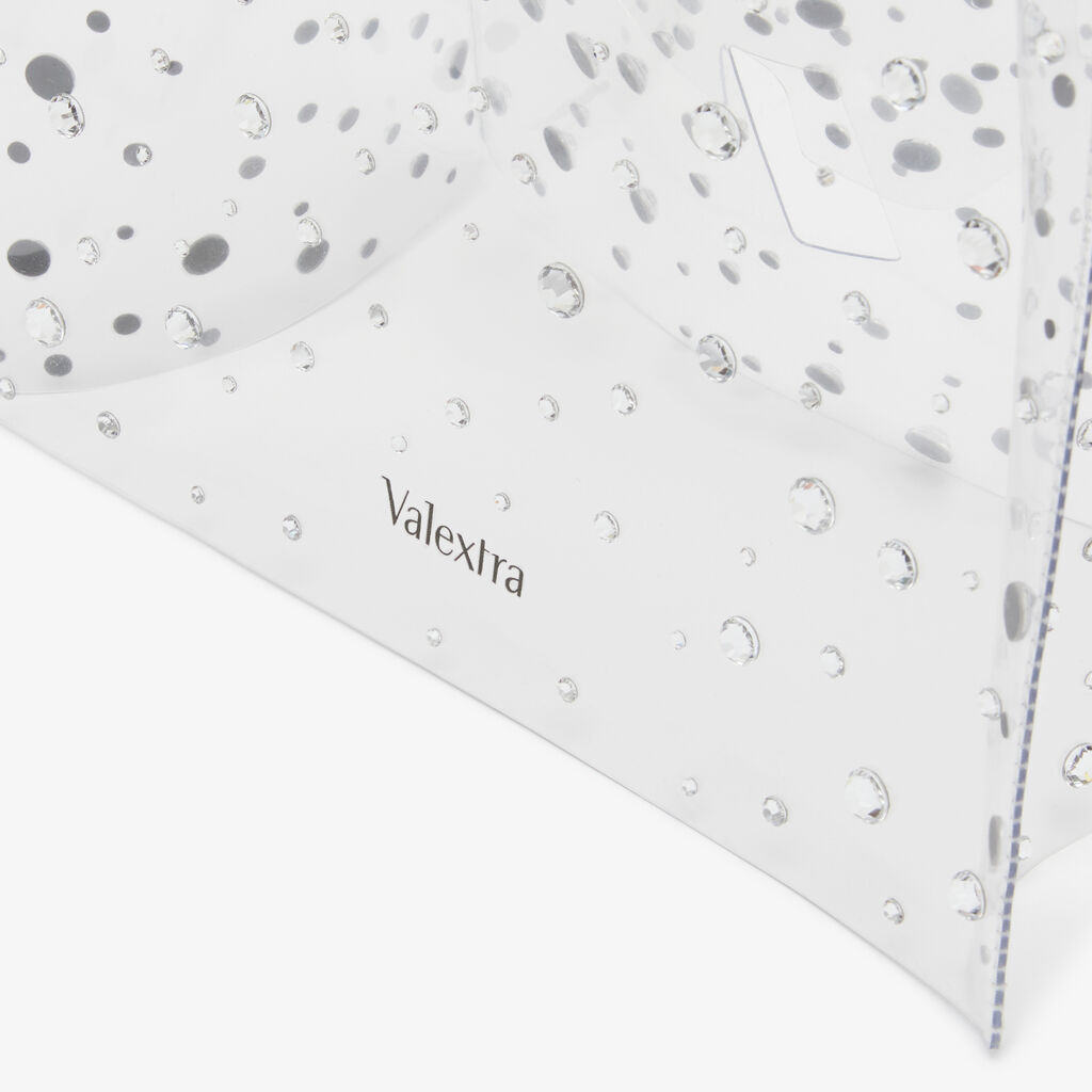 Valextra Impermeabile borsa Donna Trasparente e Argento | Valextra Iside Italy