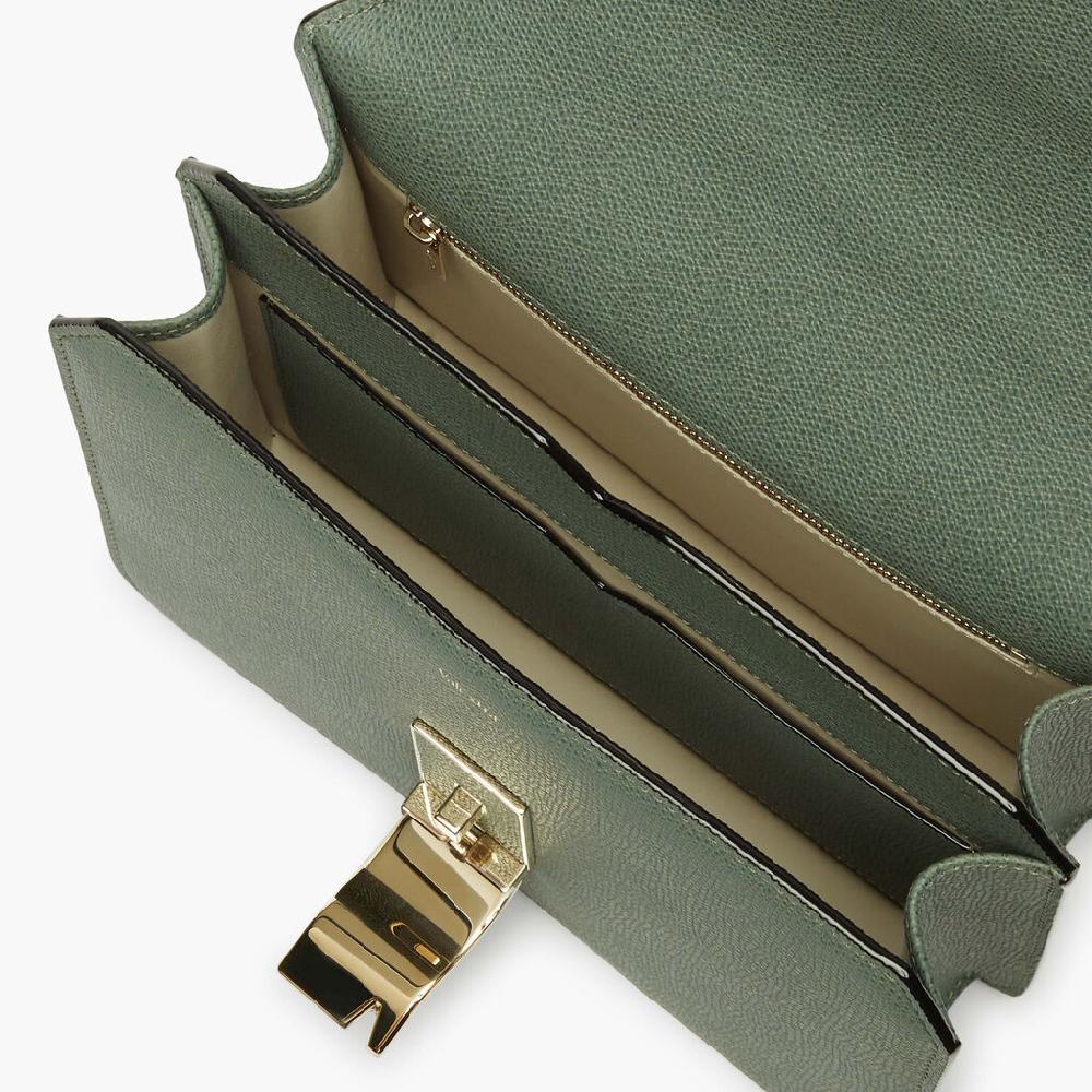 Valextra Borsetta a tracolla da Donna in Pelle Verde | Valextra In Vendita