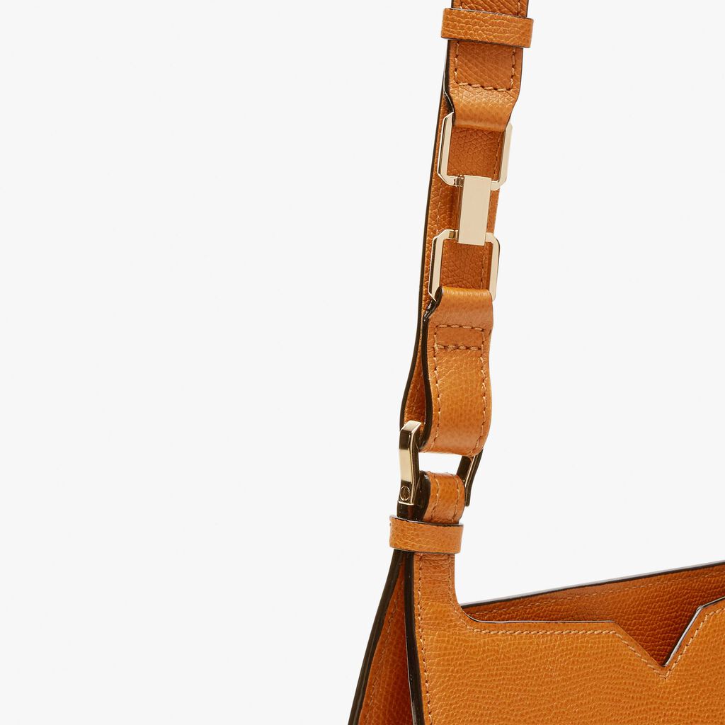 Valextra Borsa a spalla Mini in Pelle Marrone | Valextra Hobo Soddisfazione Garantita