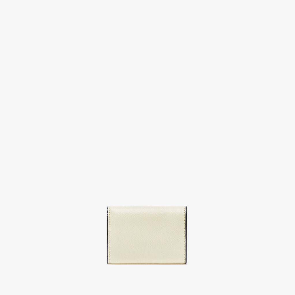 Valextra Portafoglio compatto Bifold in Pelle Bianca | Valextra Outlet