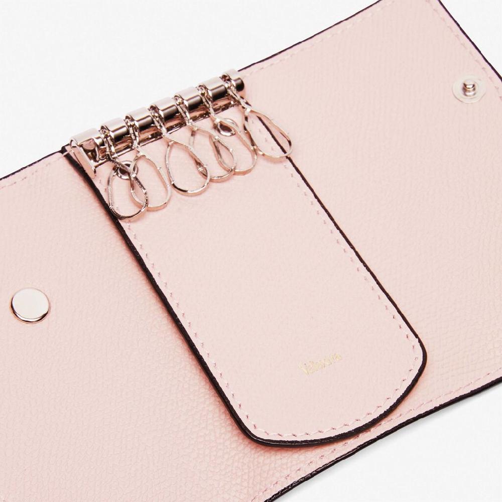 Valextra Portachiavi in Pelle Rosa | Valextra Vendita Economica