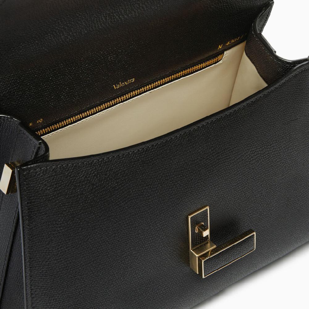 Valextra Borsa a mano Media in Pelle Nera | Valextra Iside Negozio