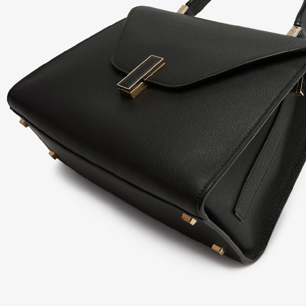 Valextra Borsa a mano Media in Pelle Nera | Valextra Iside Negozio