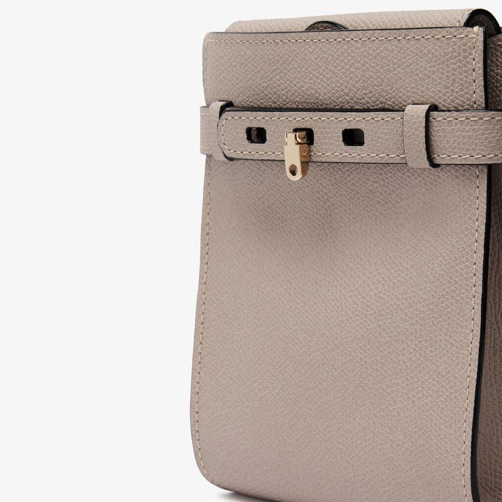 Valextra Borsa piccola da Donna in Pelle Rosa Nude | Valextra Brera Italia
