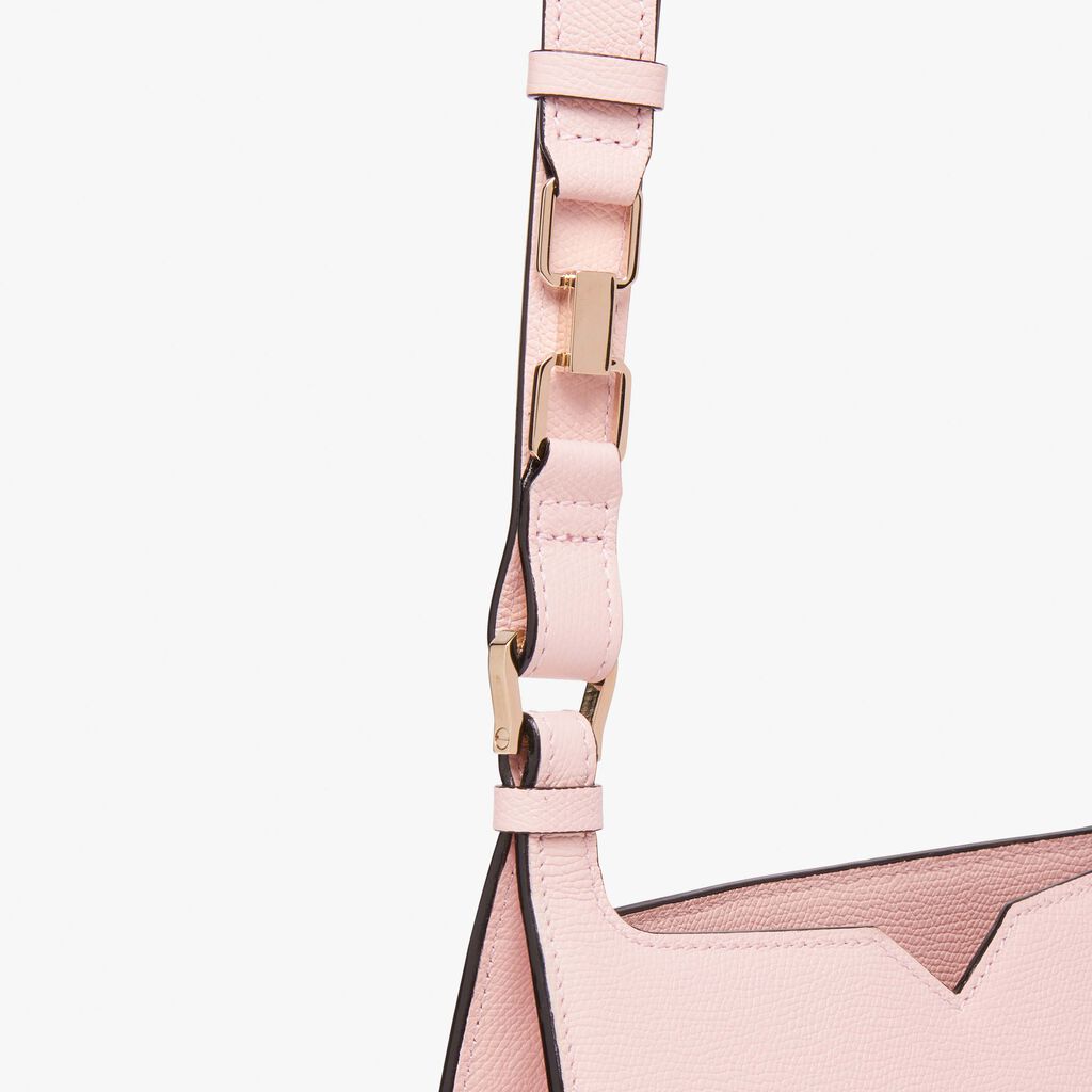 Valextra Borsa a spalla Mini in Pelle Rosa | Valextra Hobo 2025