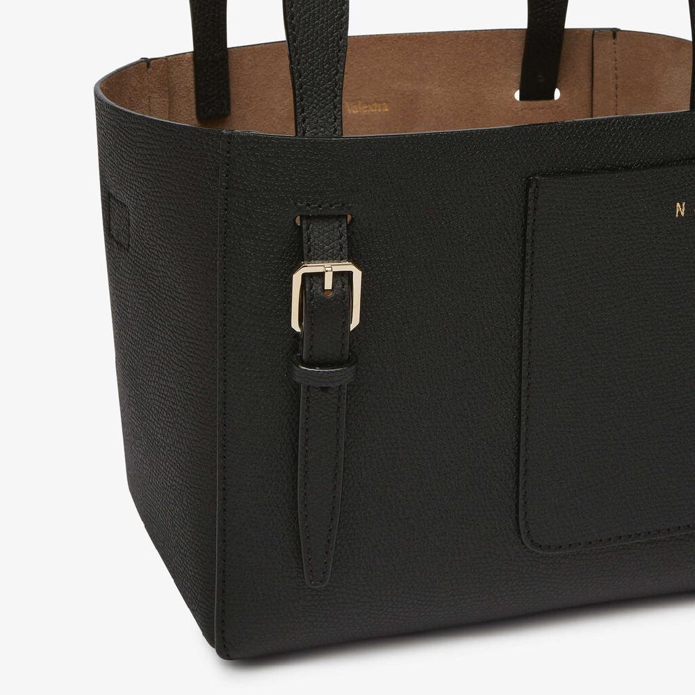 Valextra Borsa a secchiello da Donna in Pelle Nera | Valextra Soft Fino Al -60%