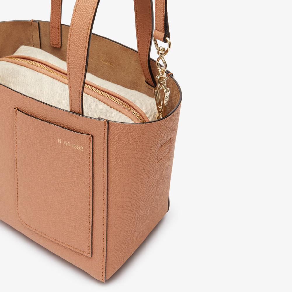 Valextra Borsa a secchiello da Donna di Lusso in Pelle Marrone | Valextra Soft Affare Del Giorno