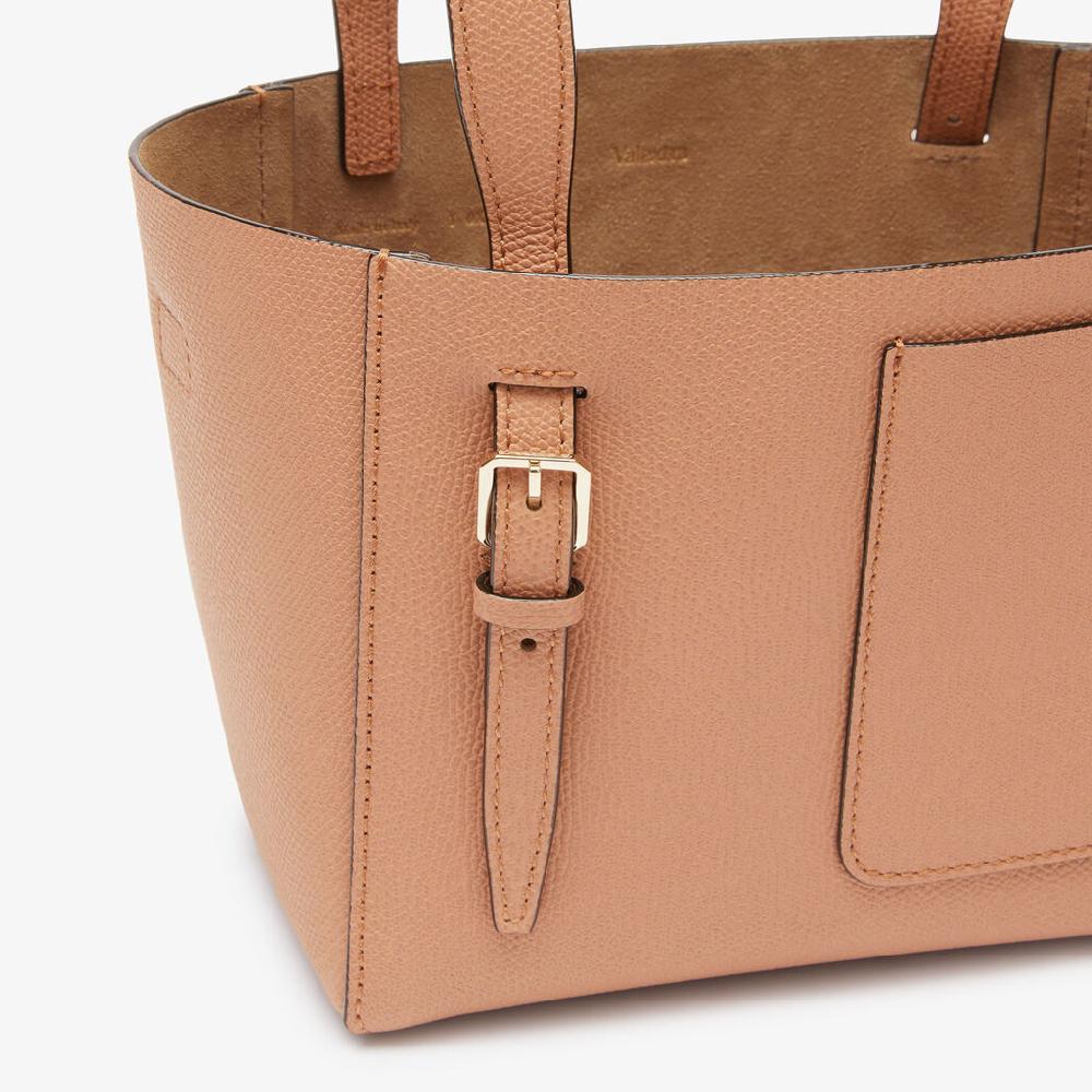 Valextra Borsa a secchiello da Donna di Lusso in Pelle Marrone | Valextra Soft Affare Del Giorno