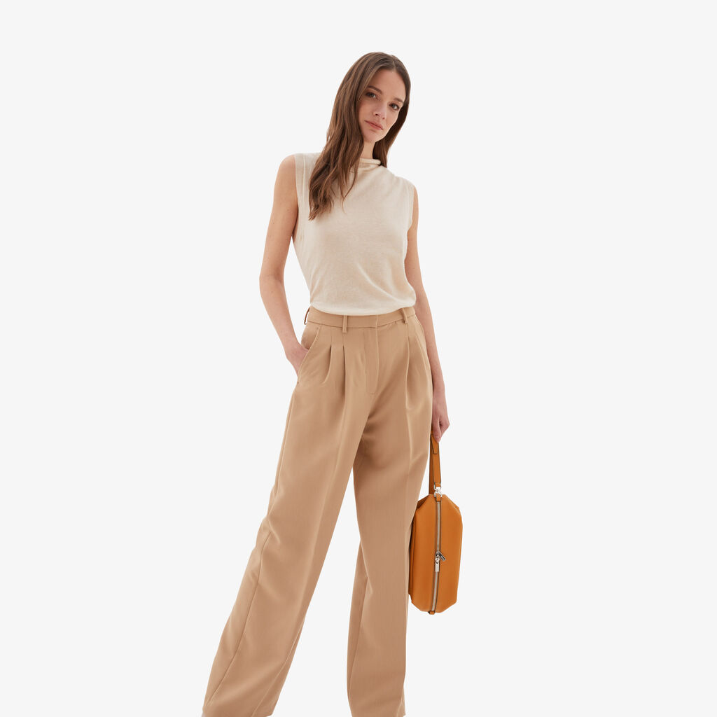Valextra Borsa Origami da Donna in Pelle Marrone di Lusso | Valextra Prezzo Ridotto