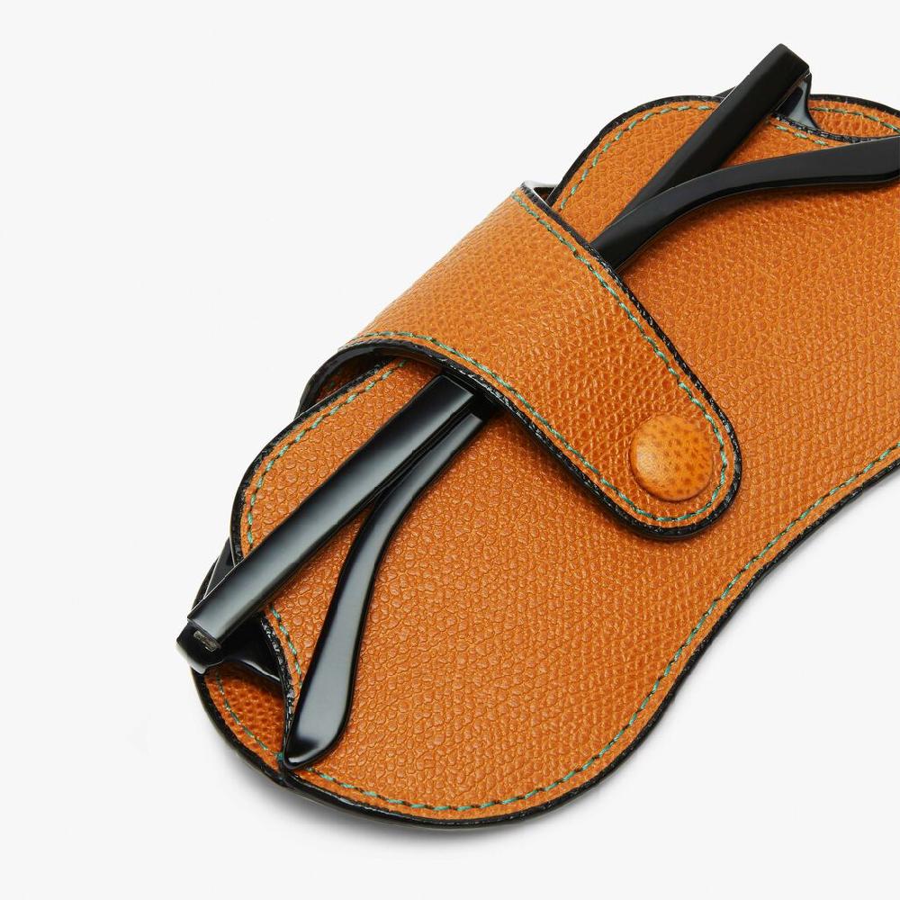 Valextra Custodia occhiali in Pelle Marrone | Valextra Offerta