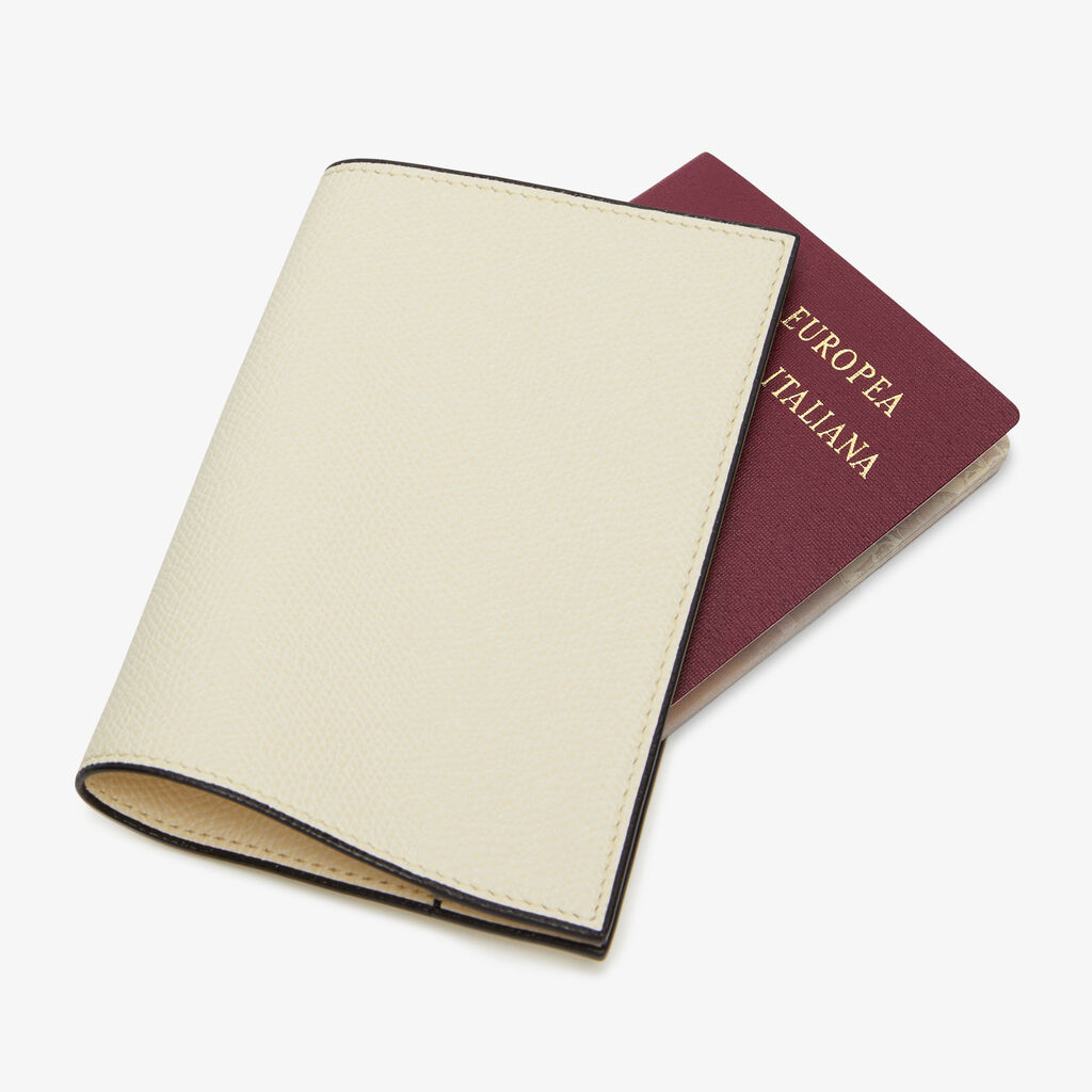 Valextra Porta passaporto da Donna in Pelle Bianca di Lusso | Valextra Outlet