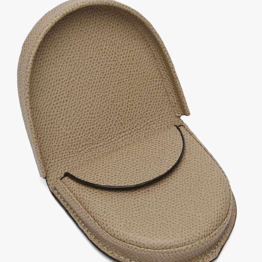 Valextra Portamonete in Pelle Marrone Tortora | Valextra Shopping Online