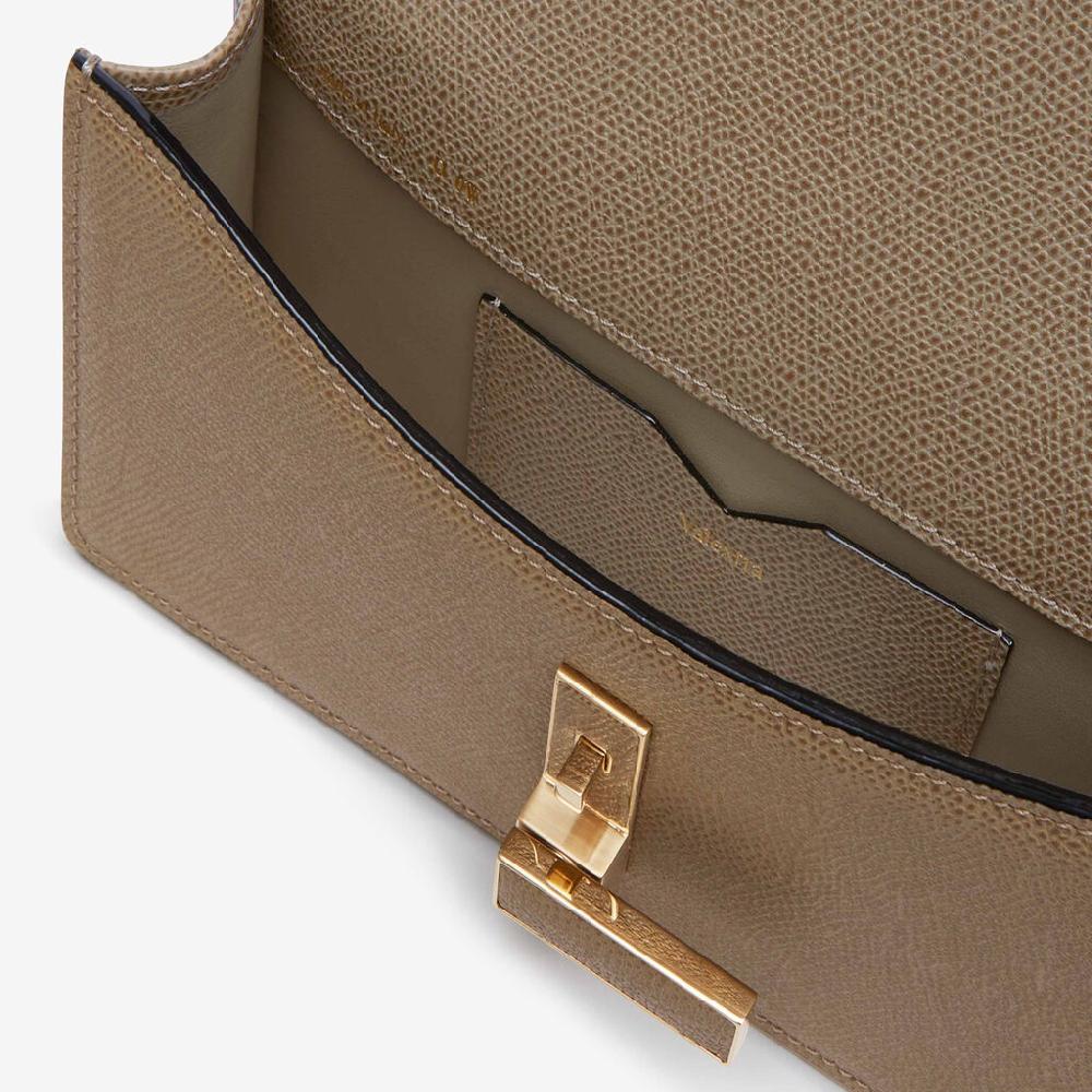 Valextra Clutch da Donna in Pelle Marrone di Lusso | Valextra Iside Online