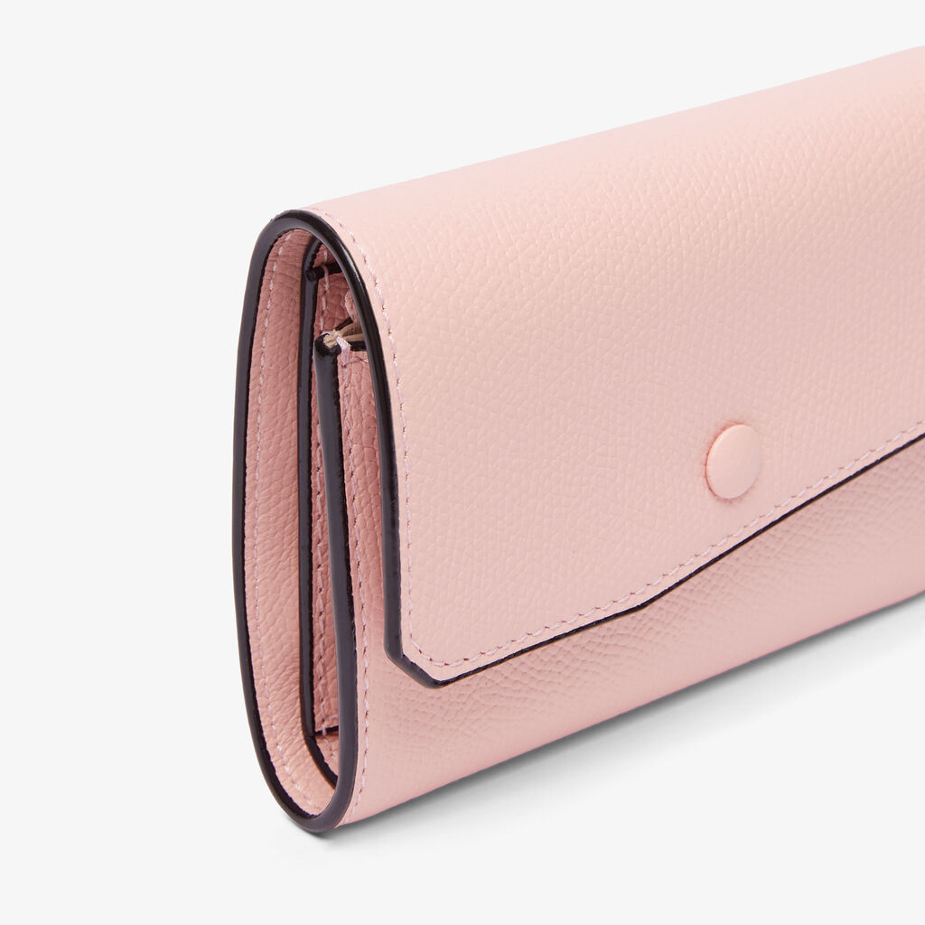 Valextra Portafoglio piccolo da Donna in Pelle Rosa | Valextra Pocket Outlet