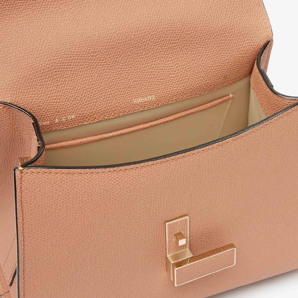 Valextra Borsa a mano Donna Mini in Pelle Marrone | Valextra Iside In Vendita