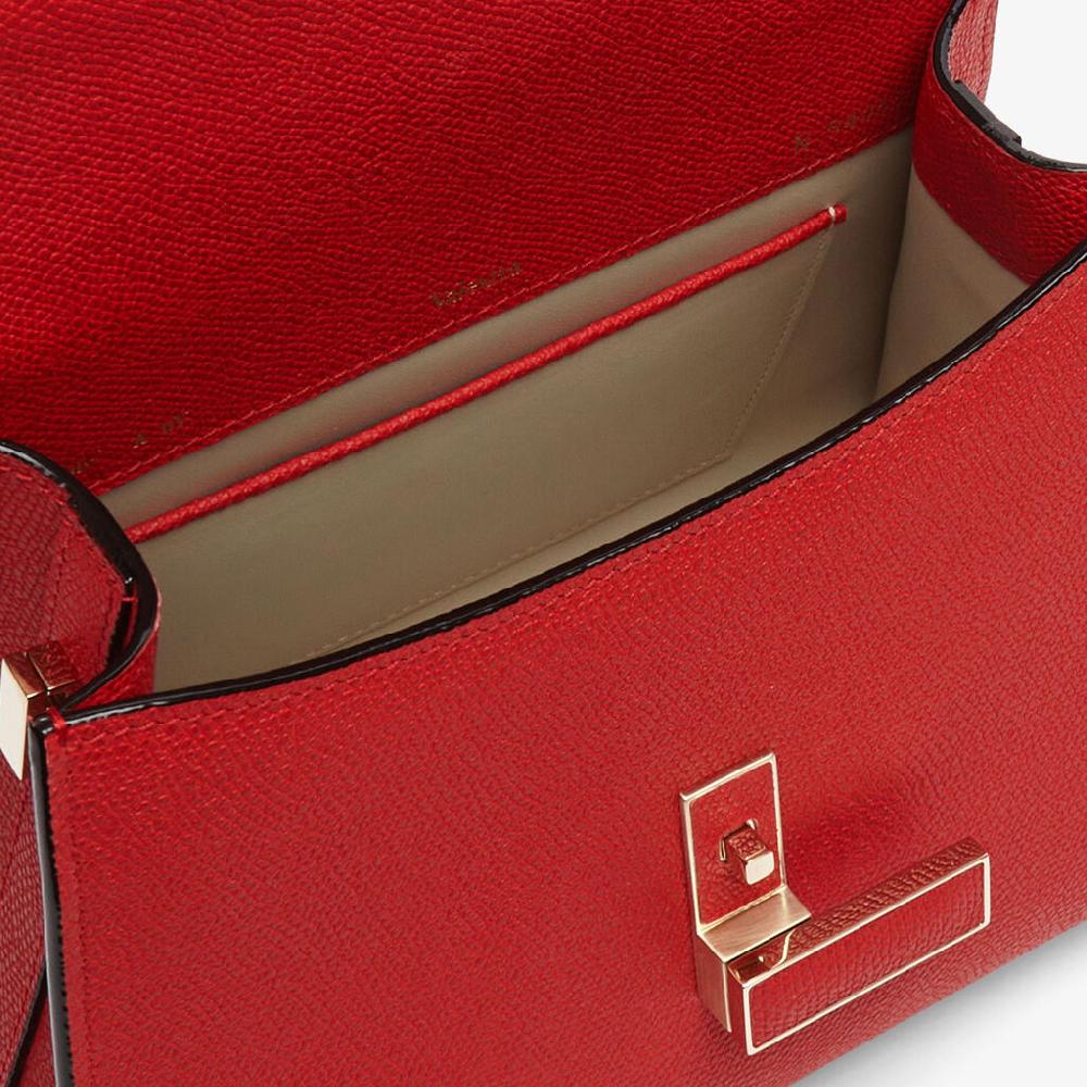 Valextra Borsetta a mano da Donna in Pelle Rossa | Valextra Iside Offerte